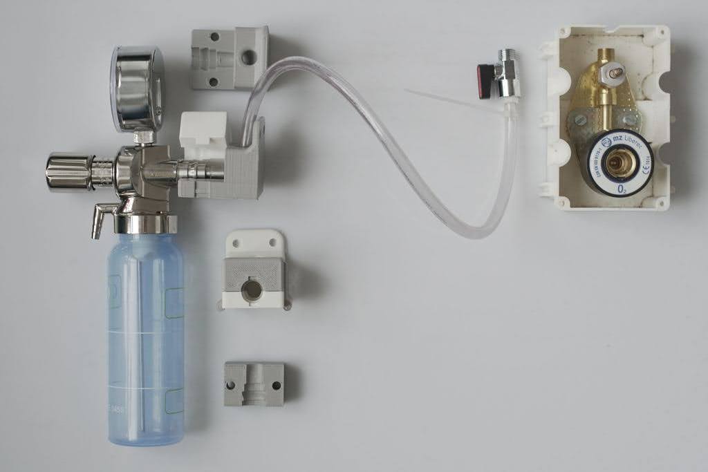 A 3D-printed high-flow oxygen device built during COVID shortages